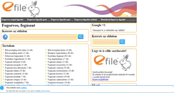 Desktop Screenshot of fogorvos.efile.hu