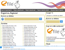 Tablet Screenshot of fogorvos.efile.hu