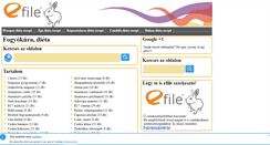 Desktop Screenshot of fogyokura.efile.hu